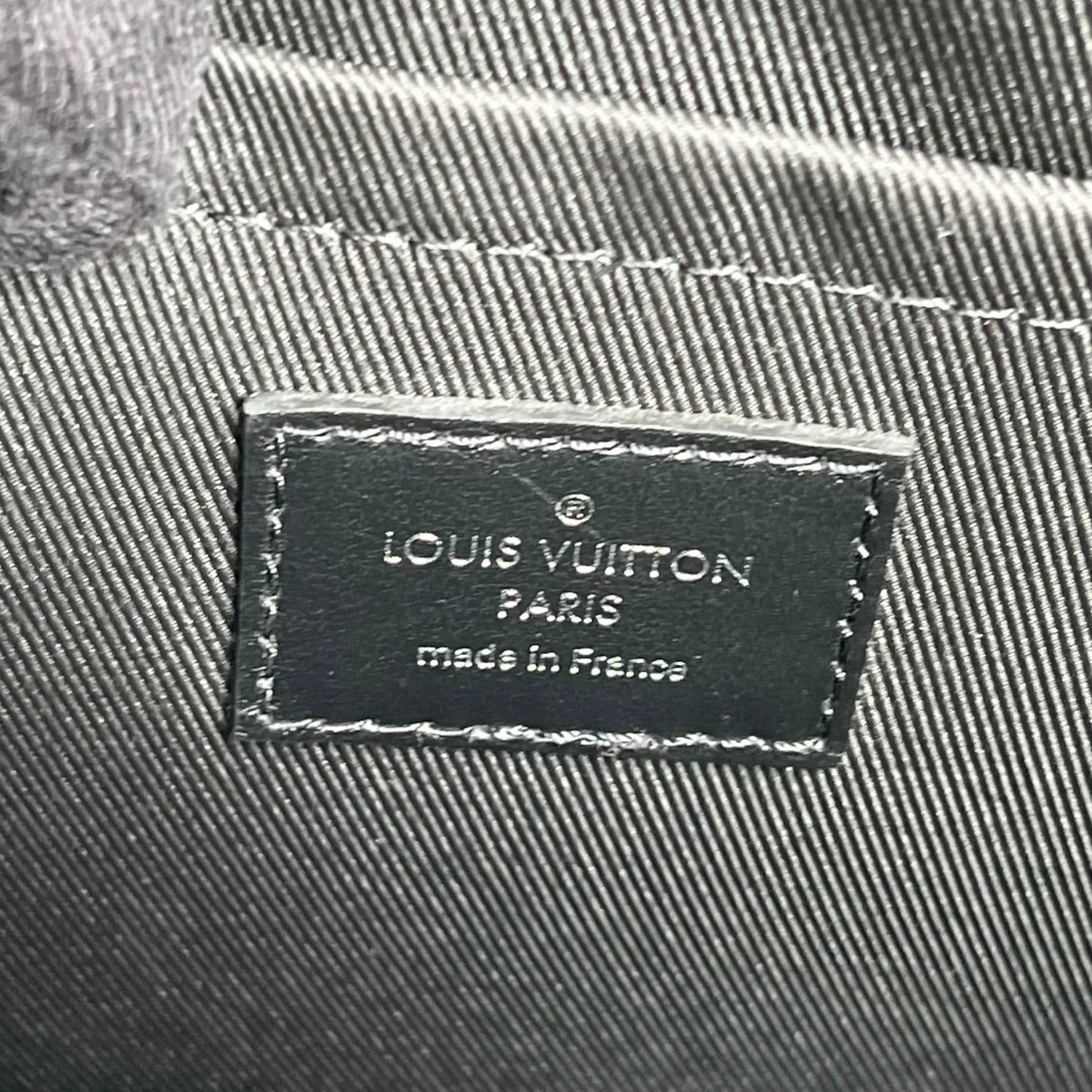 Louis Vuitton Monogram Eclipse City Keepall Bandouliere Shoulder Bag - Black and Grey 