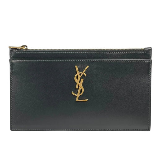 Saint Laurent YSL Logo Pouch - Black 