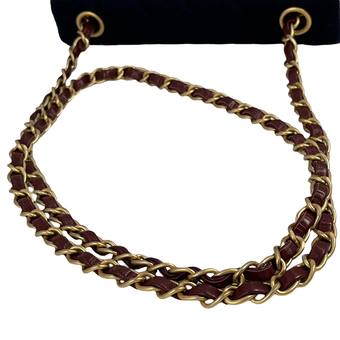 CHANEL Matelassé Wool Paris-Hamburg 2018-2019 Collection Mini Shoulder Bag - Navy 