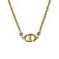 Dior CD logo necklace - metal - 31259 