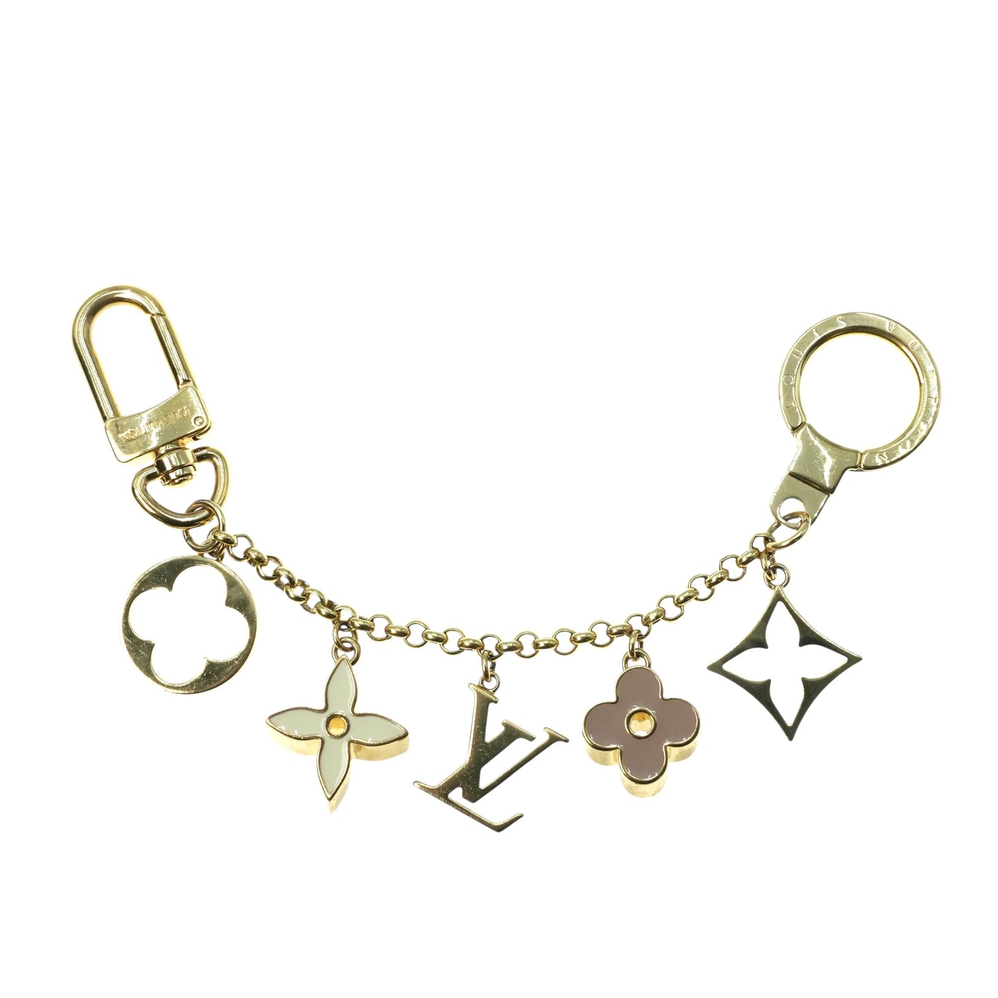 Louis Vuitton Fleur de Monogram Charm Accessory - Gold Plated 