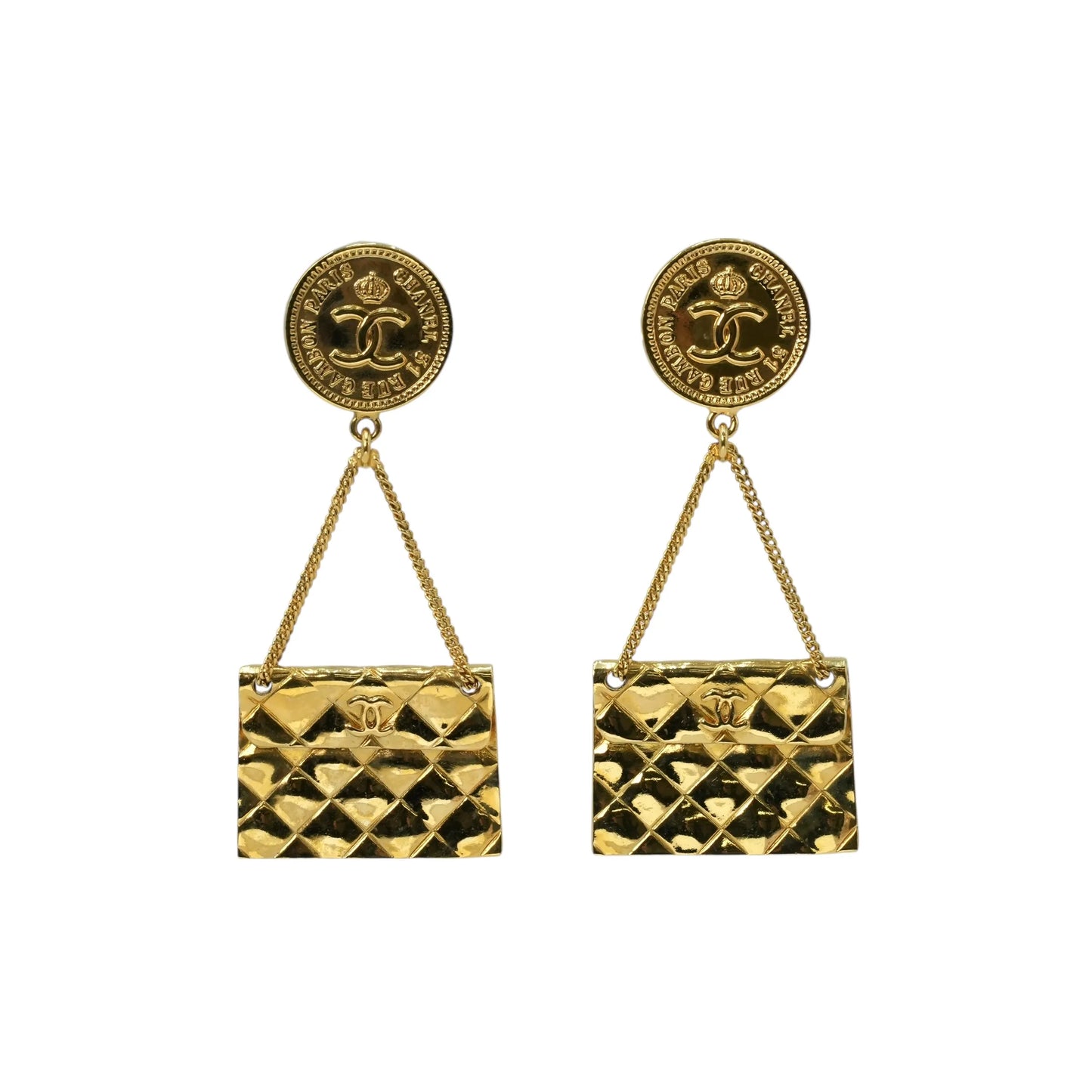 CHANEL マトラッセ CC ロゴ ピアス 95A - メタル - 33886