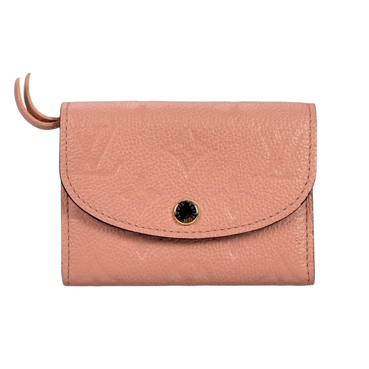 Louis Vuitton Monogram Empreinte Porte Monnaie Rosalie Coin Case - Pink 