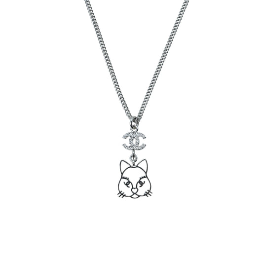 CHANEL キャット ペンダント ネックレス B16K - メタル