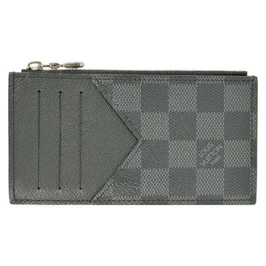 Louis Vuitton Damier Card Case and Coin Purse - Black 