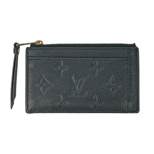 Louis Vuitton Monogram Empreinte Porte Carte Card Case and Coin Purse - Black 
