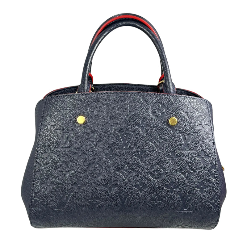 Louis Vuitton Monogram Empreinte Montaigne BB Handbag - Navy 