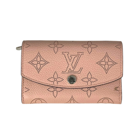 Louis Vuitton Monogram Mahina Perforated Bi-fold Compact Wallet - Pink 