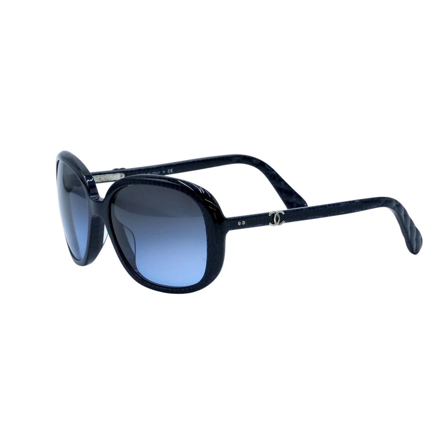 CHANEL CCロゴ ブルーフレーム サングラス - ブルー - 34485