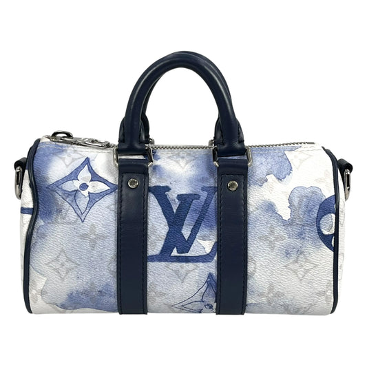 Louis Vuitton Monogram Watercolor Keepall XS Shoulder Bag/Mini Bag - White/Blue 