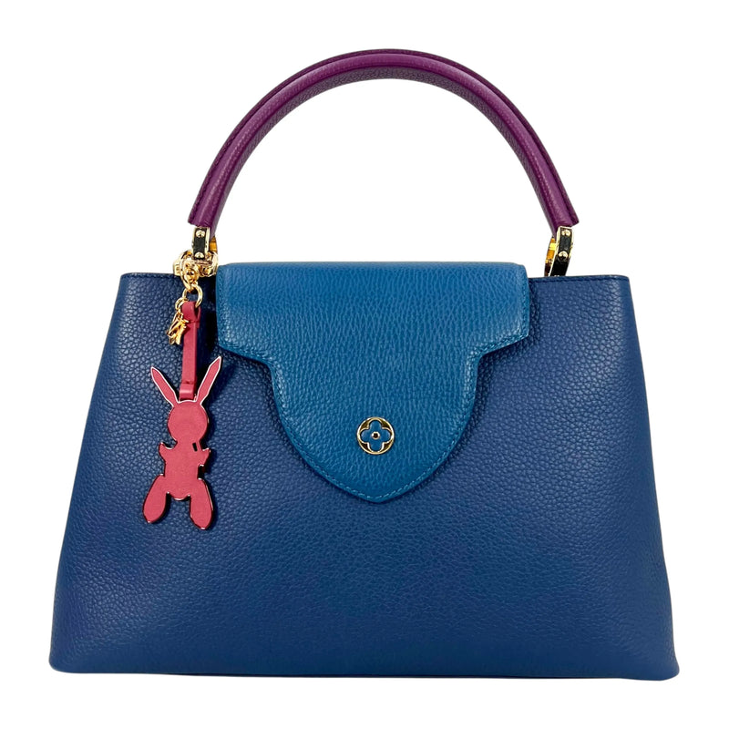 LOUIS VUITTON ルイヴィトン カプシーヌMMトリヨン ネイビー Louis Vuitton カプシーヌMM トリヨンレザー ハンドバッグ - ネイビー