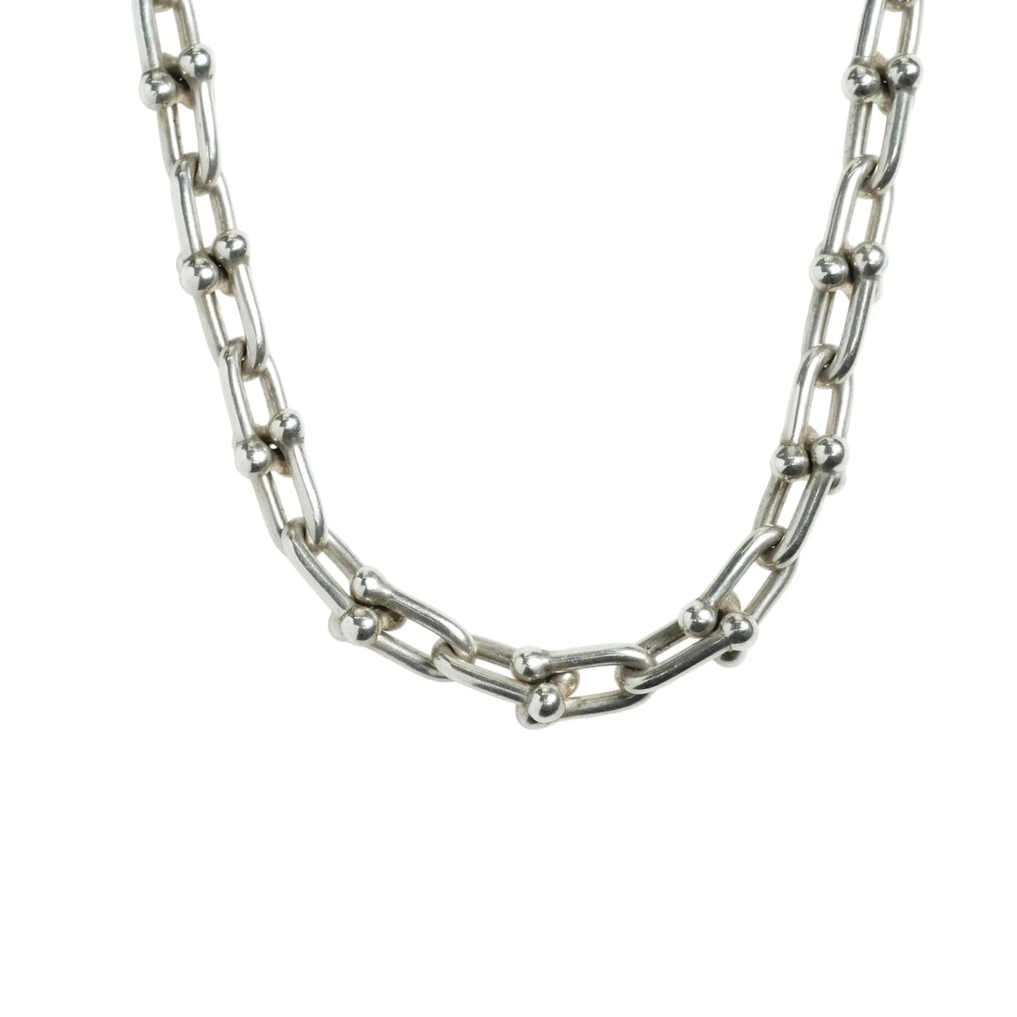 販売　Tiffany & Co ハードウェア マイクロ リンク ネックレス - SV925