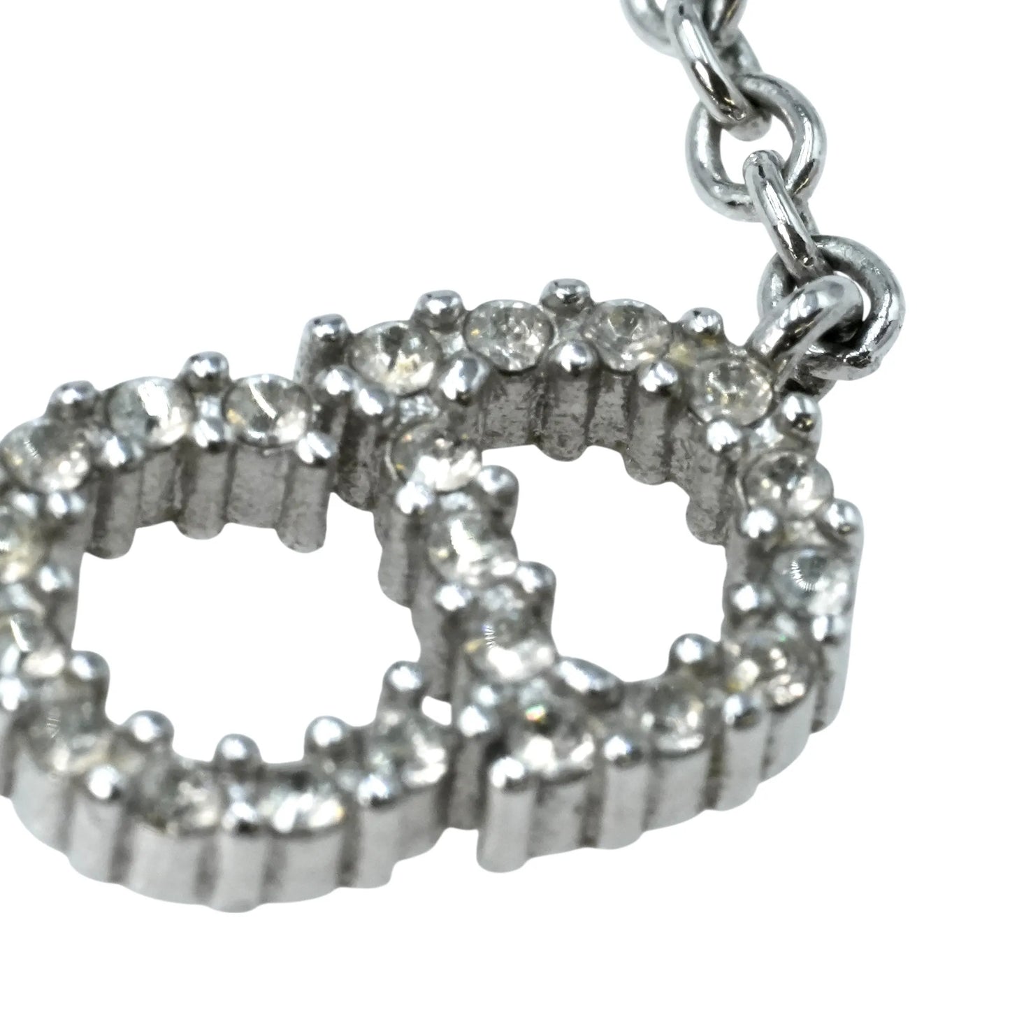 Dior Clair D Lune Rhinestone Necklace - Metal 