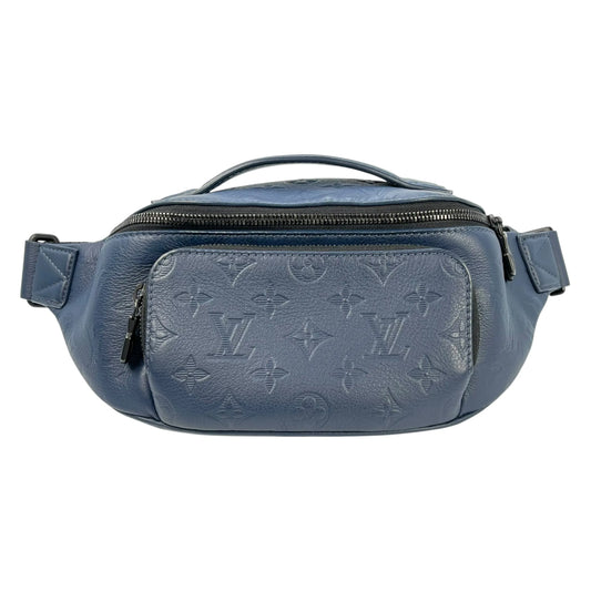Louis Vuitton Monogram Shadow Discovery Bumbag - Navy 