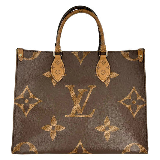 Louis Vuitton Monogram Canvas Giant On The Go MM Hand Bag Shoulder Bag - Brown - 34948 