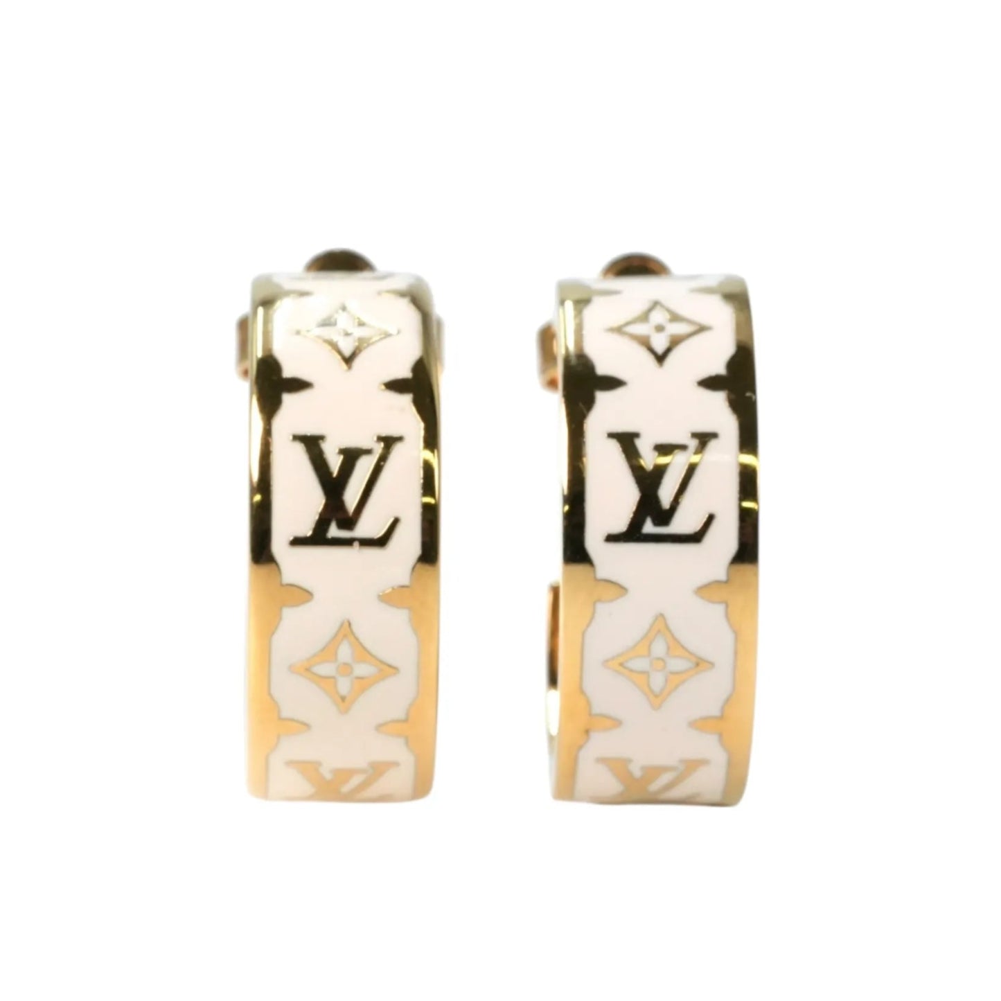 Louis Vuitton Nanogram Earrings - Enamel 