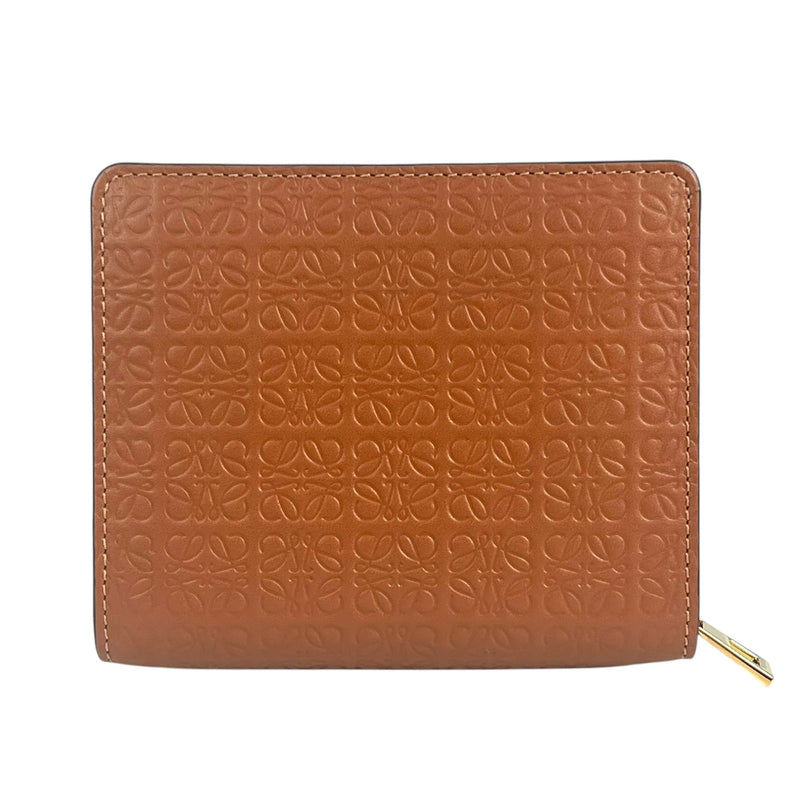 Loewe リピート コンパクトウォレット 二つ折り財布 - ブラウン