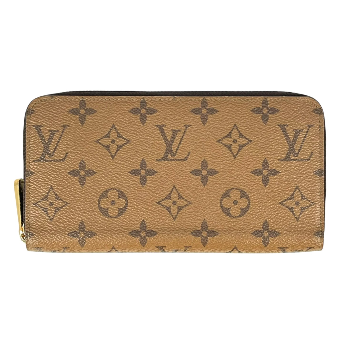 HOLD🔷LOUIS VUITTON Monogram Reverse Zippy Long Wallet - Brown 