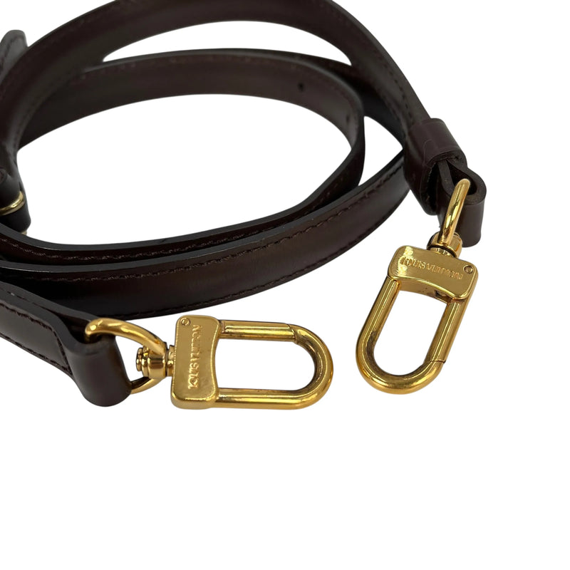 LOUIS VUITTON Leather Shoulder Strap - Dark Brown - 34941 