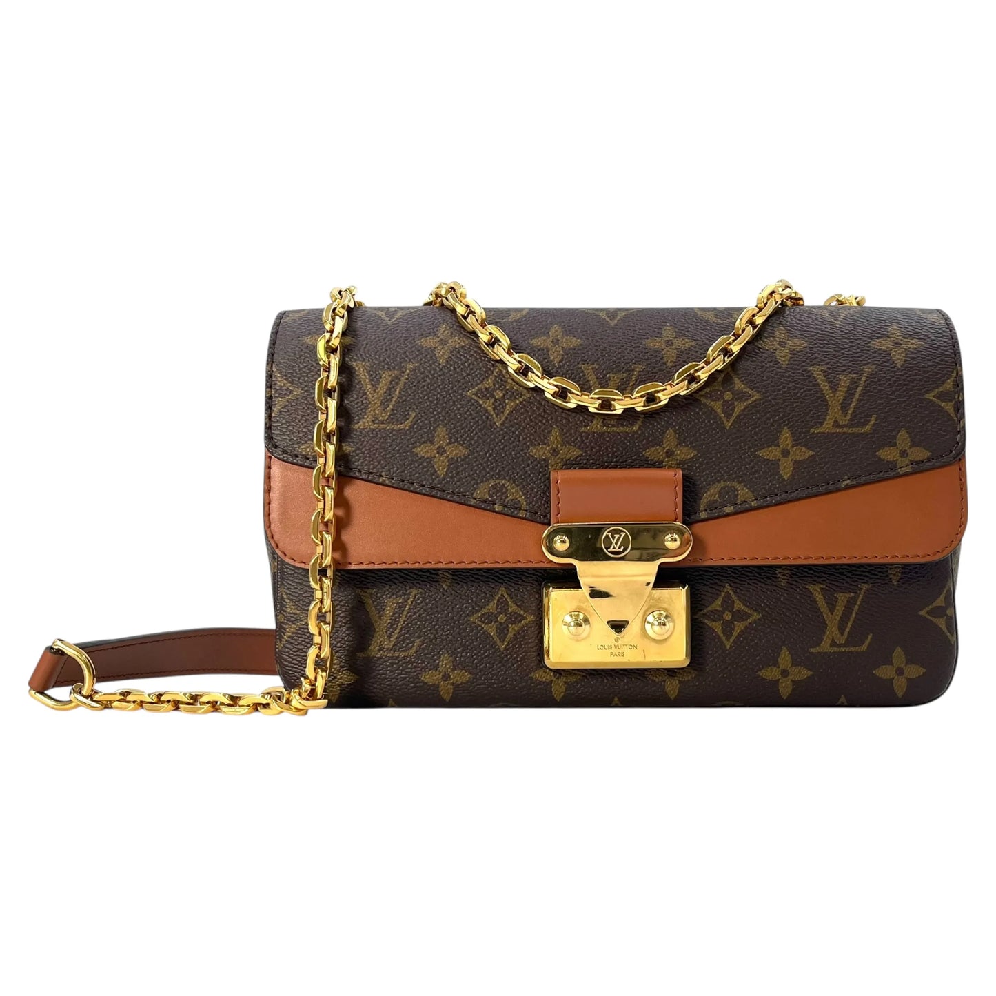 LOUIS VUITTON マルソー モノグラム キャンバス ショルダーバッグ - ブラウン