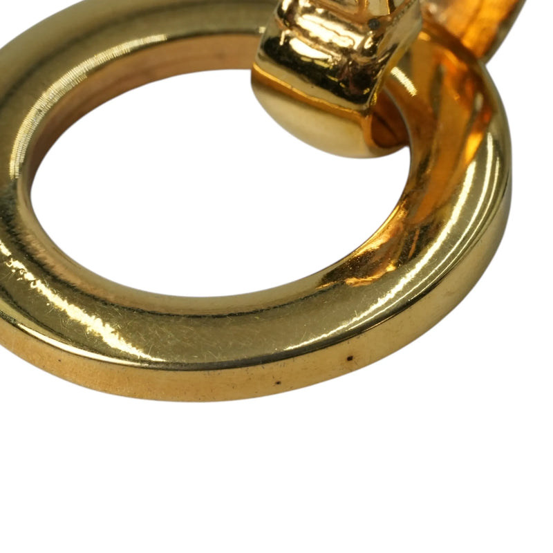 CELINE Circle Logo Earrings - GP 