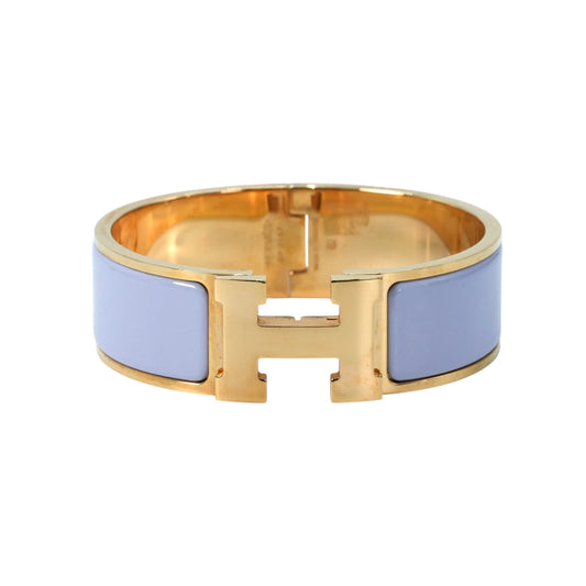 HERMES Click Clack H Bracelet - YG 