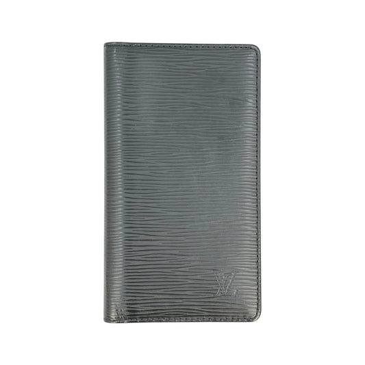 LOUIS VUITTON Epi Leather Wallet Card Case - Black 
