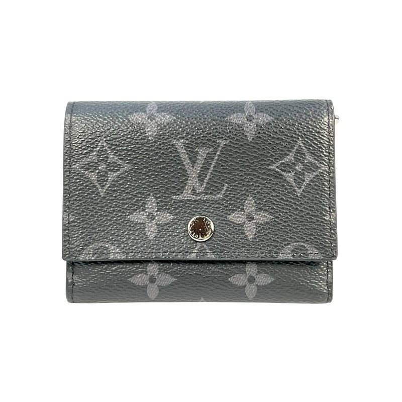 LOUIS VUITTON Monogram Eclipse Compact Wallet - Black 