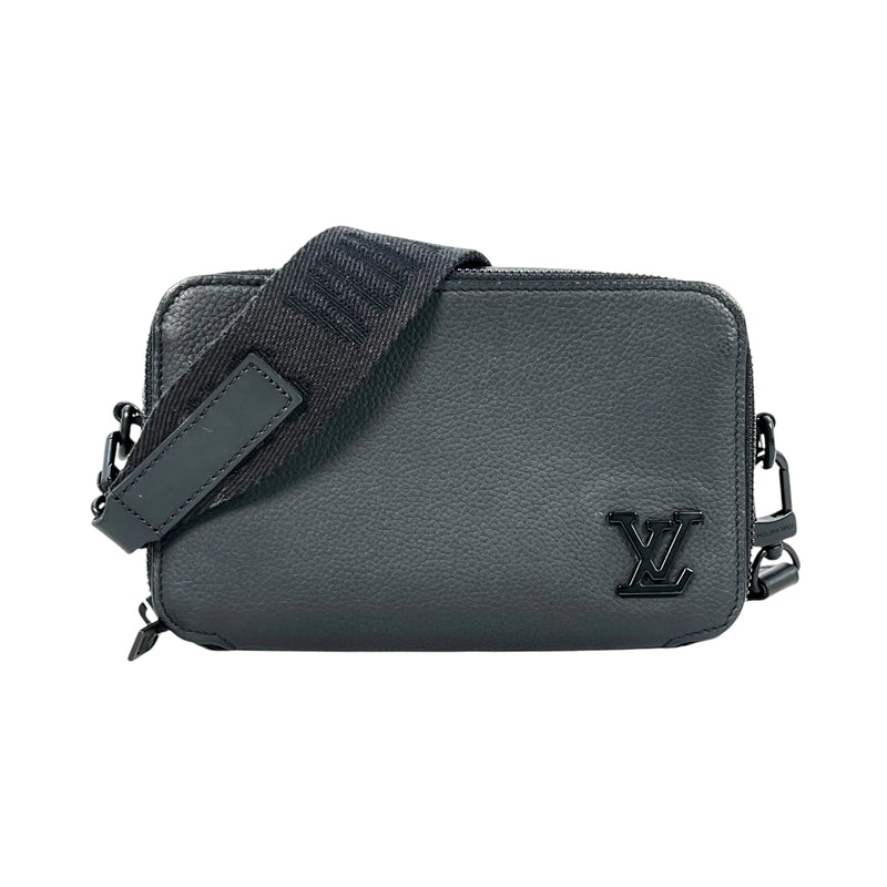 LOUIS VUITTON Alpha Wearable Monogram Eclipse Shoulder Bag - Black 