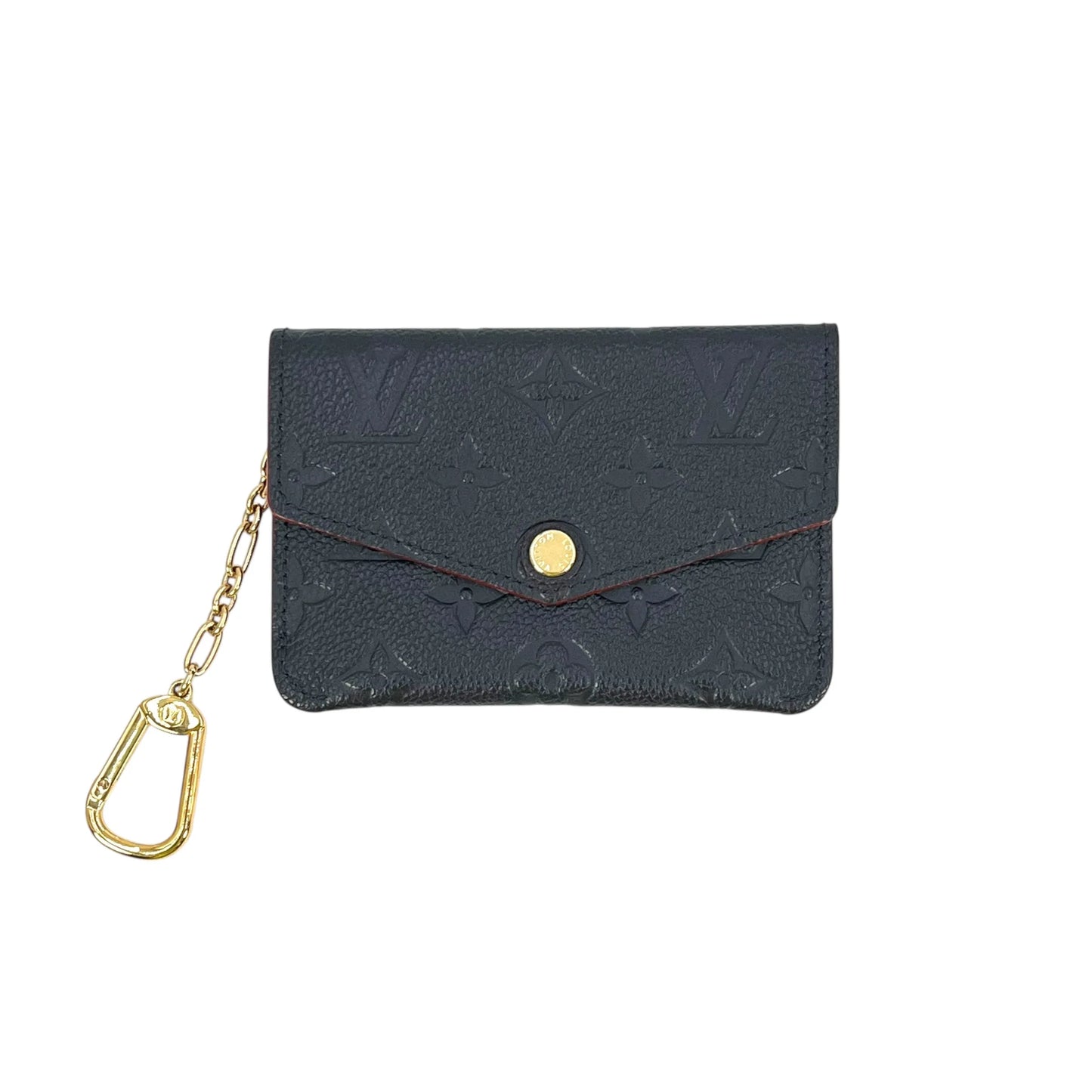 LOUIS VUITTON Pochette Clé Monogram Empreinte Key Case - Navy 
