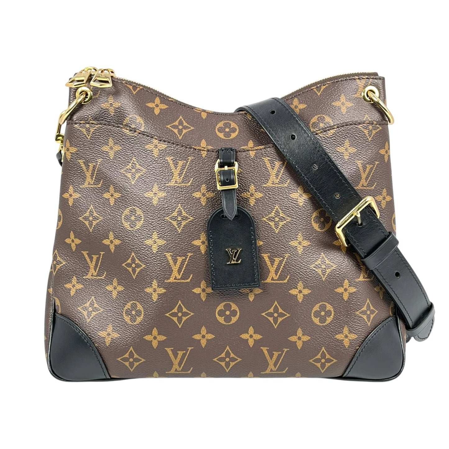 Louis Vuitton Monogram Odeon MM Monogram Canvas Shoulder Bag - Brown 