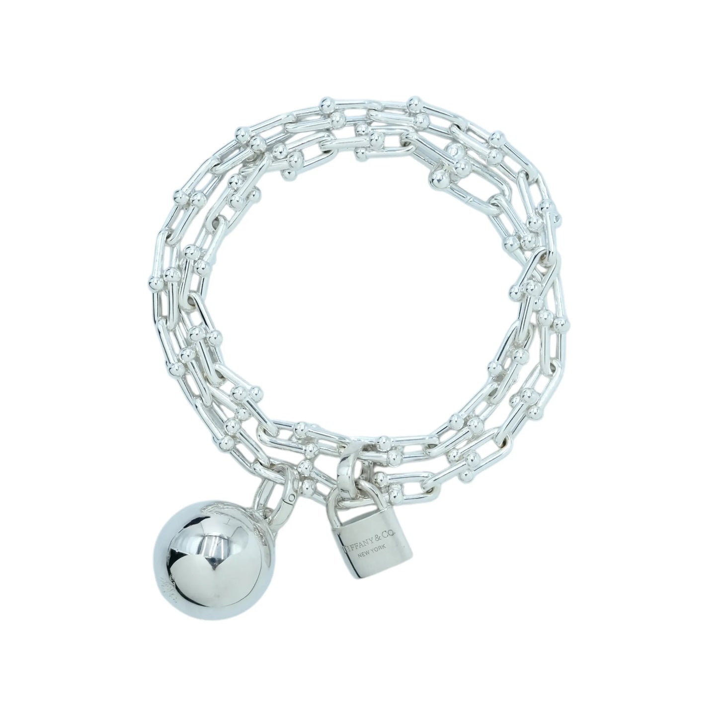Tiffany ハードウェア スモール ラップ ブレスレット - SV925