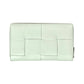 BOTTEGA VENETA Cassette Intrecciato Leather Round Zip Long Wallet - White 