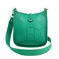 Hermès Evelyn TPM Taurillon Clemence C Stamp (2018) Shoulder Bag - Green 
