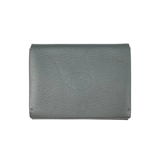 Cartier Leather Card Case - Grey 