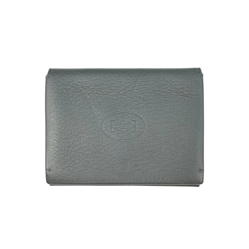 Cartier Leather Card Case - Grey 