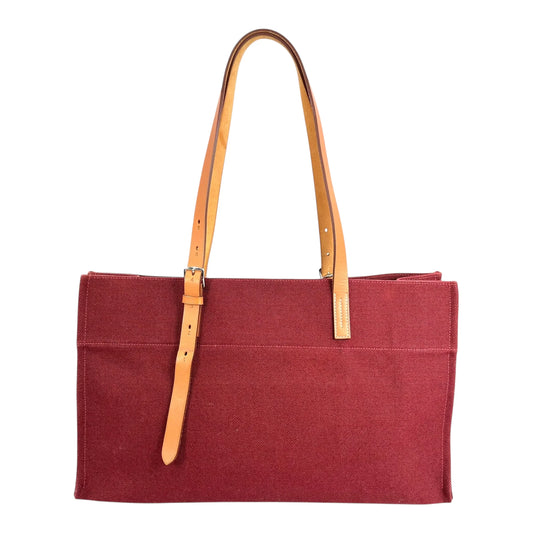 Hermès エトリヴィエール エラン キャンバス □O刻印（2011年製）トートバッグ - ボルドー