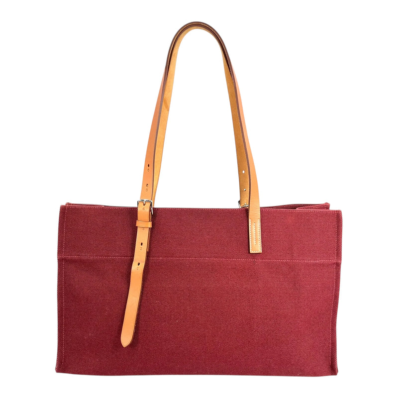 Hermès エトリヴィエール エラン キャンバス □O刻印（2011年製）トートバッグ - ボルドー