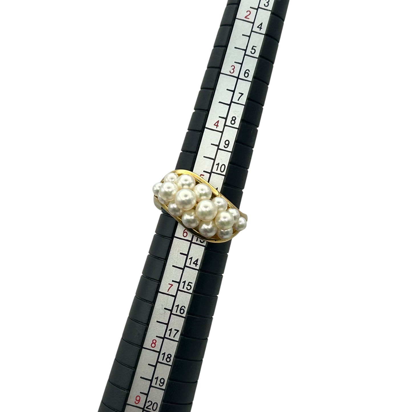 MIKIMOTO Pearl Ring Jewelry - 18K 