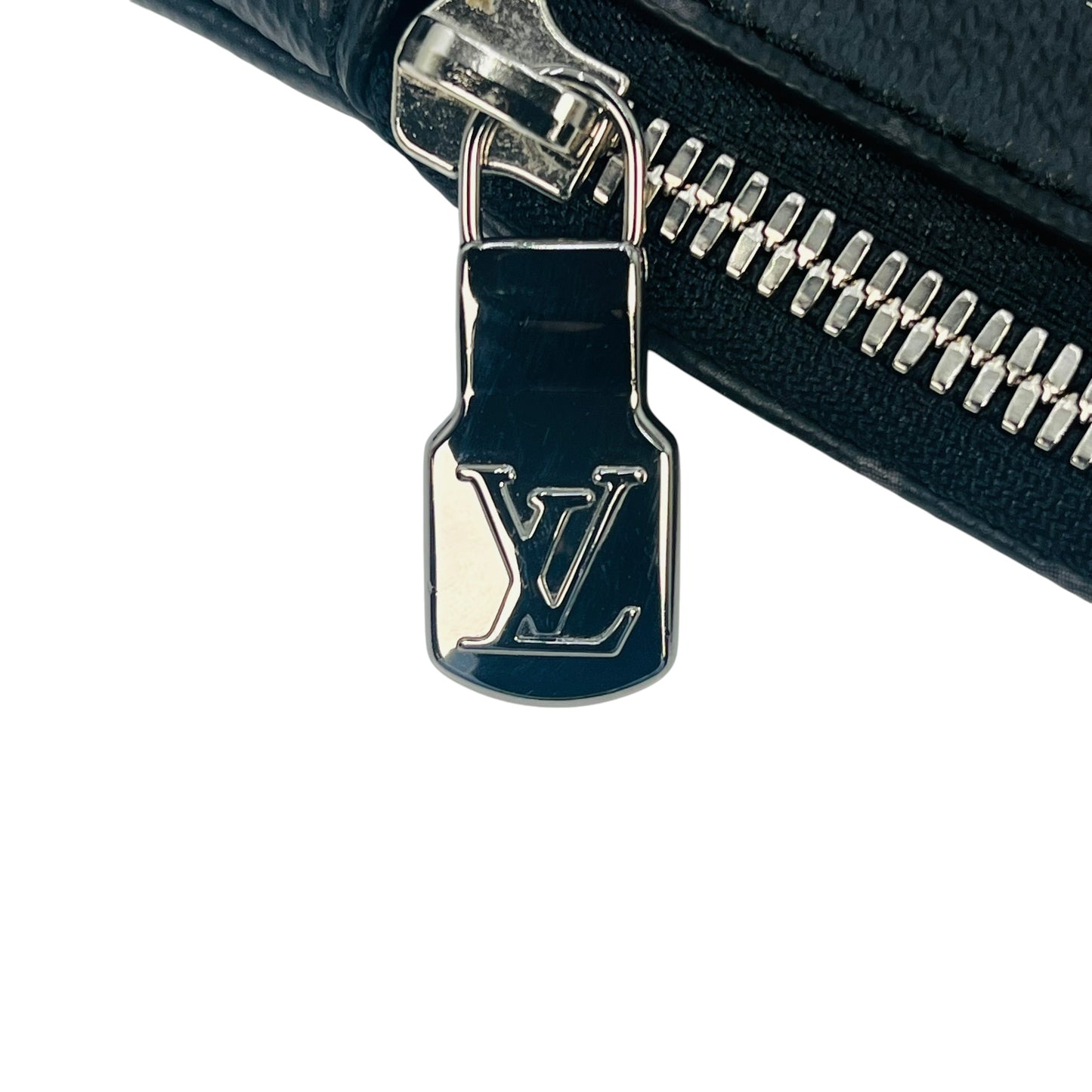 Louis Vuitton Monogram Duo Sling Body Bag - Black 