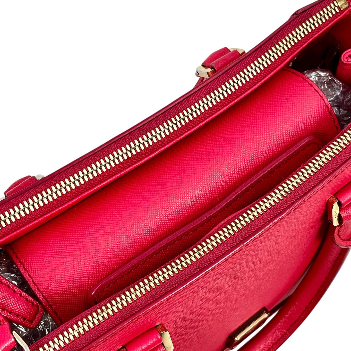 MCM Leather Handbag/Shoulder Bag - Pink 