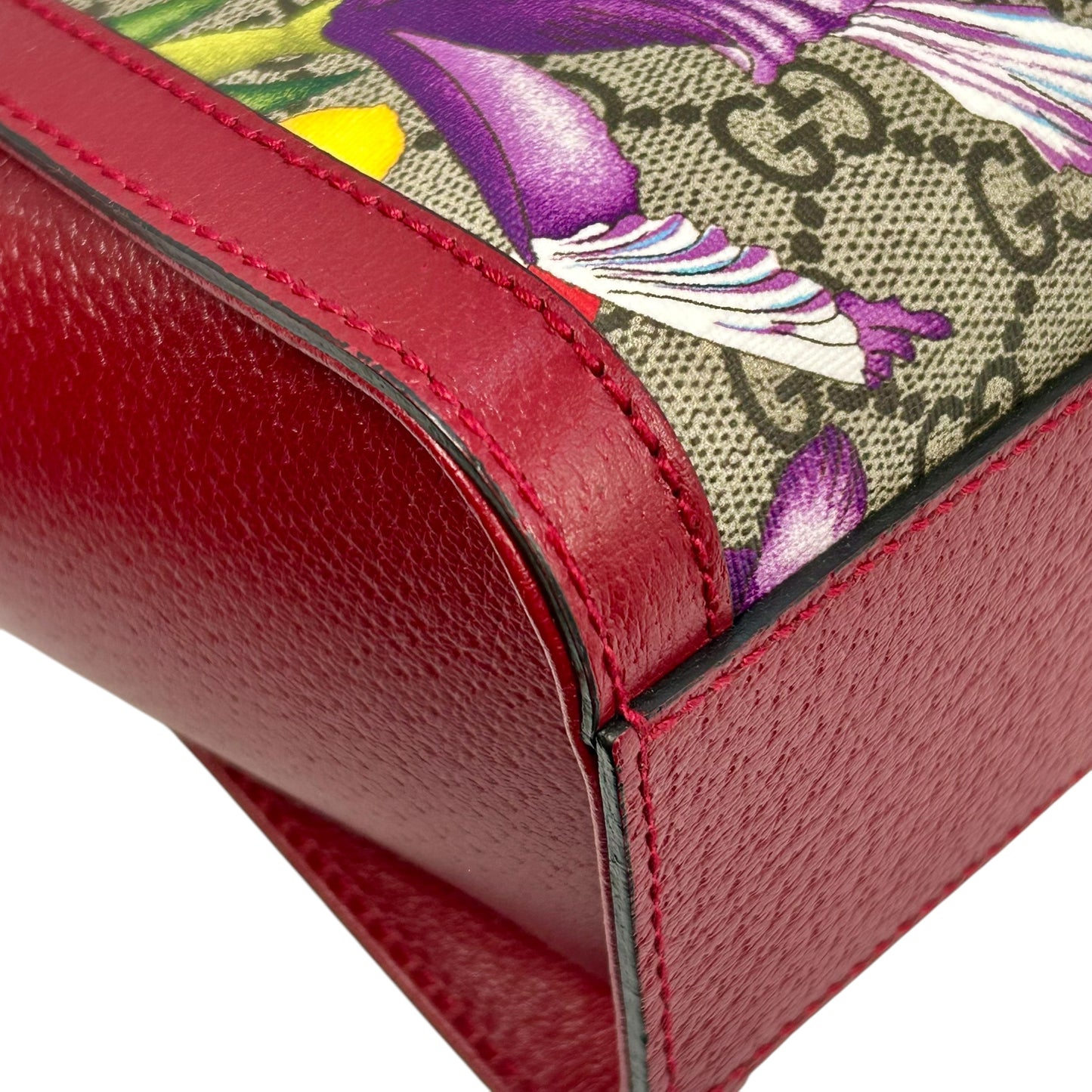 GUCCI Ophidia Handbag Shoulder Bag - Red 