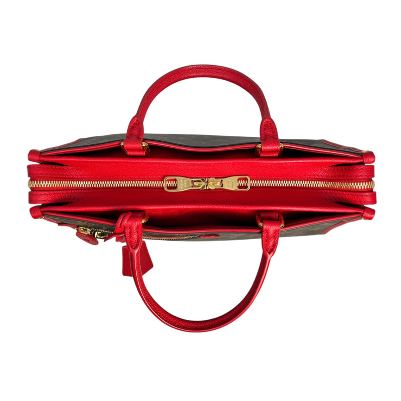 Louis Vuitton Monogram Canvas Popincourt PM Handbag/Shoulder Bag - Red 