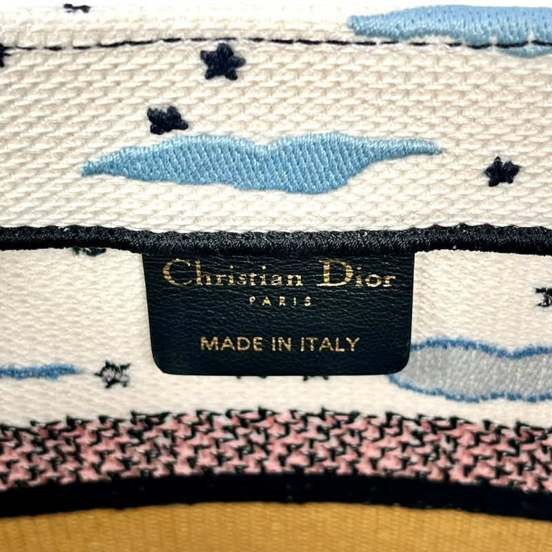 Dior Book Small Tote Bag - White x Multicolor 