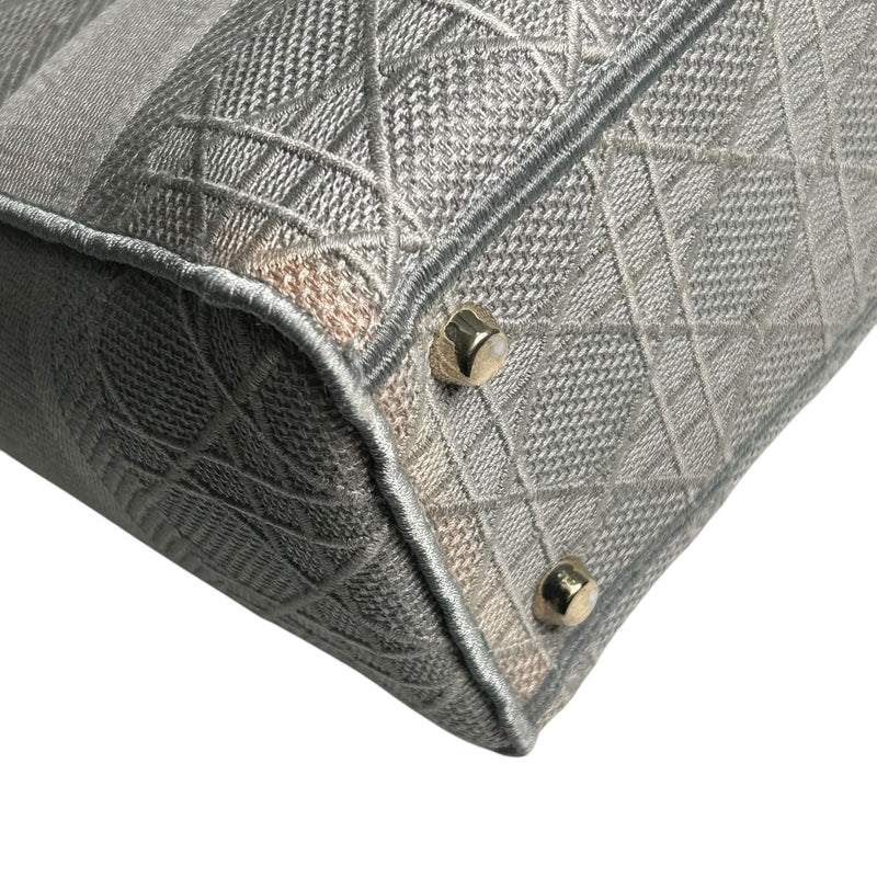 Dior Lady Dee-Lite Handbag/Shoulder Bag - Grey 