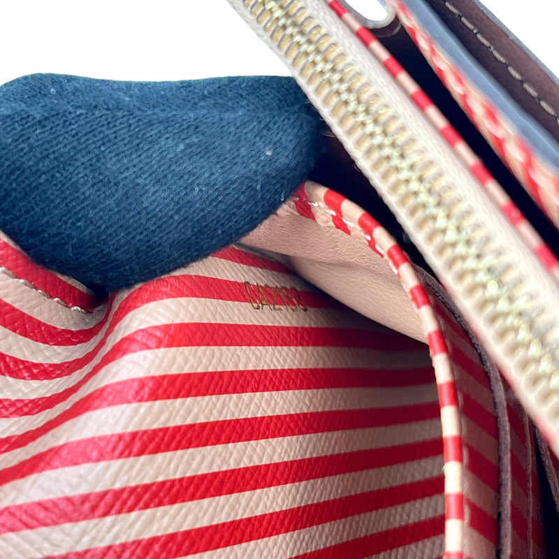 Louis Vuitton Monogram Portefeuille Sarah Canvas Long Wallet - Brown 