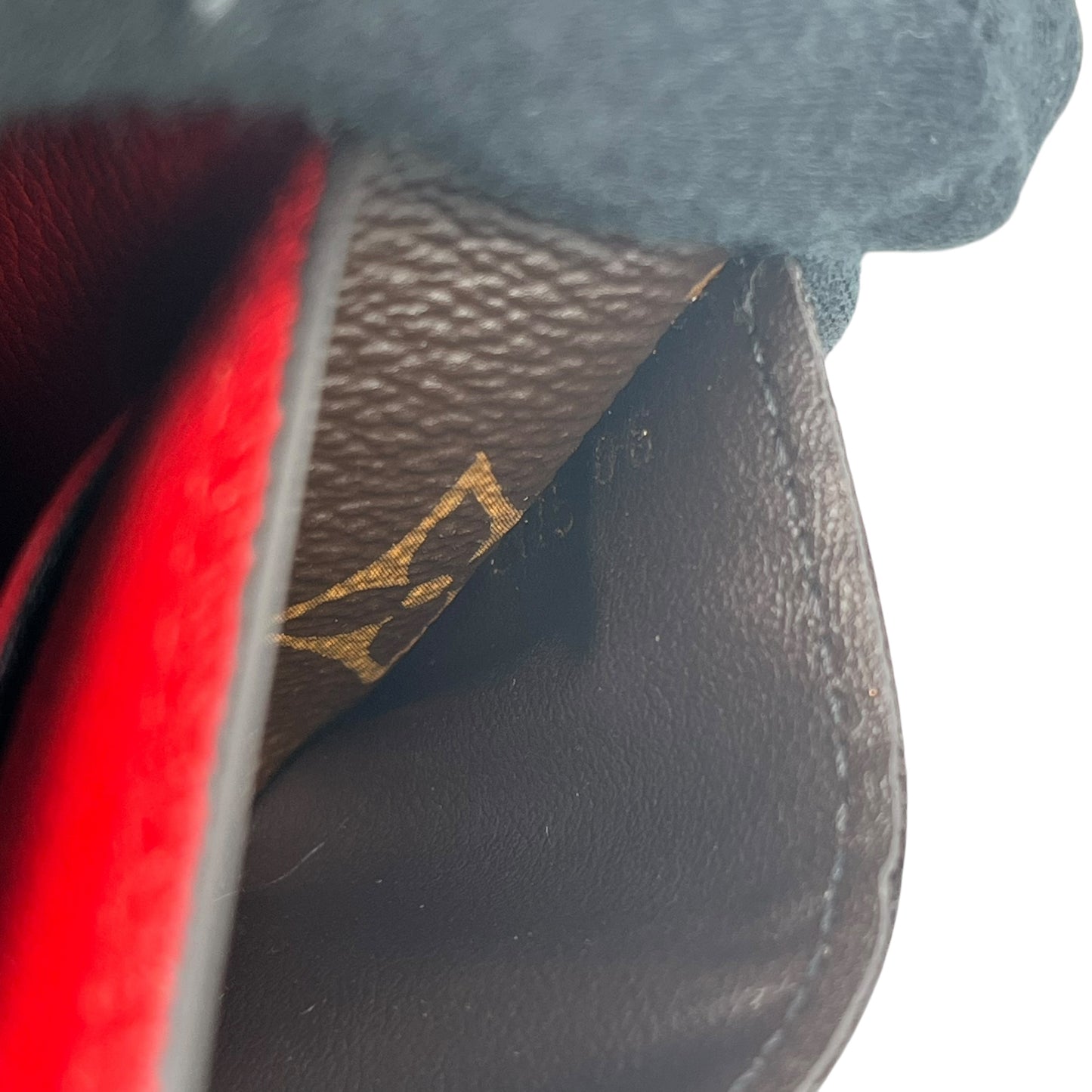 Louis Vuitton Monogram Pallas Portefeuille Long Wallet - Red 