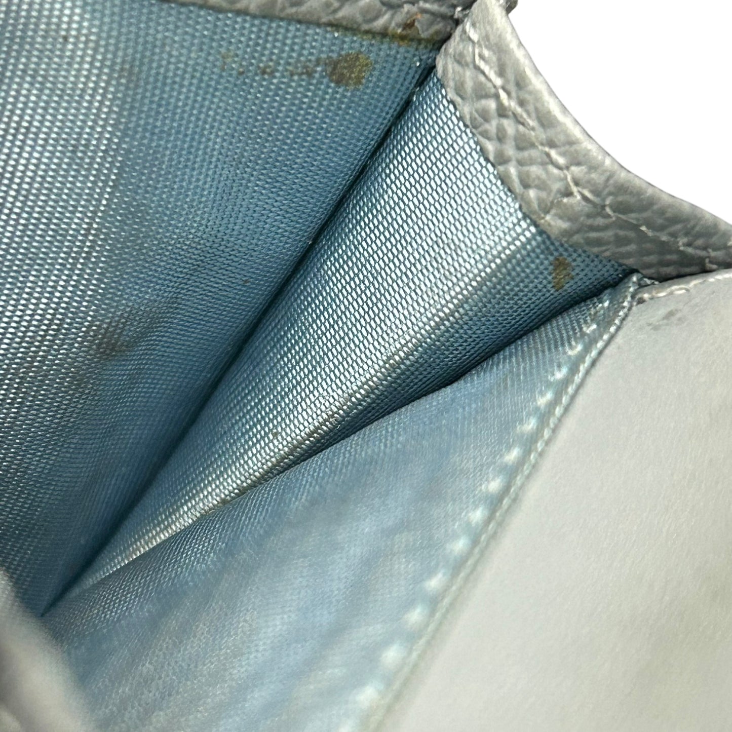 Dior Saddle Tri-fold Compact Wallet - Blue 