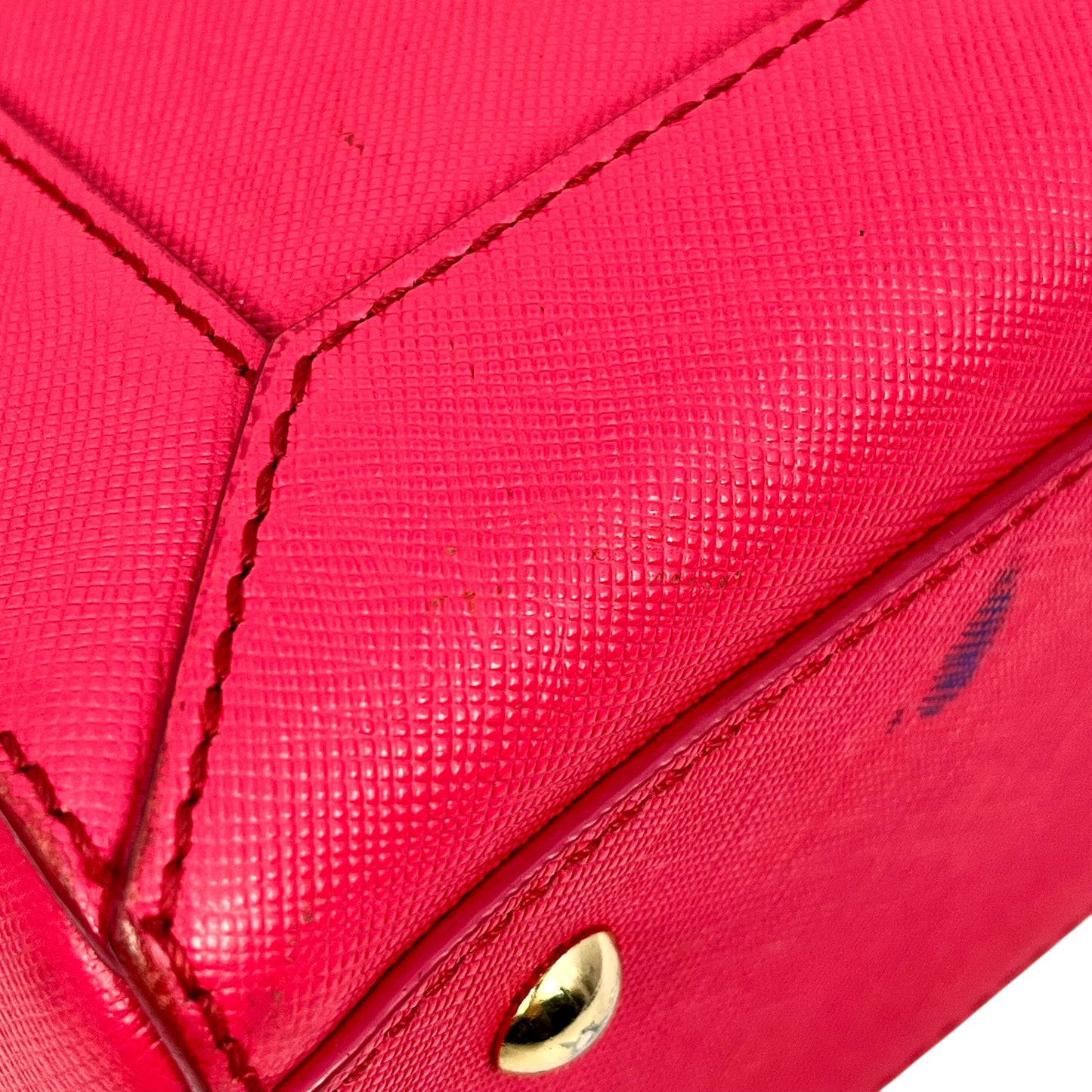 MCM Leather Handbag/Shoulder Bag - Pink 