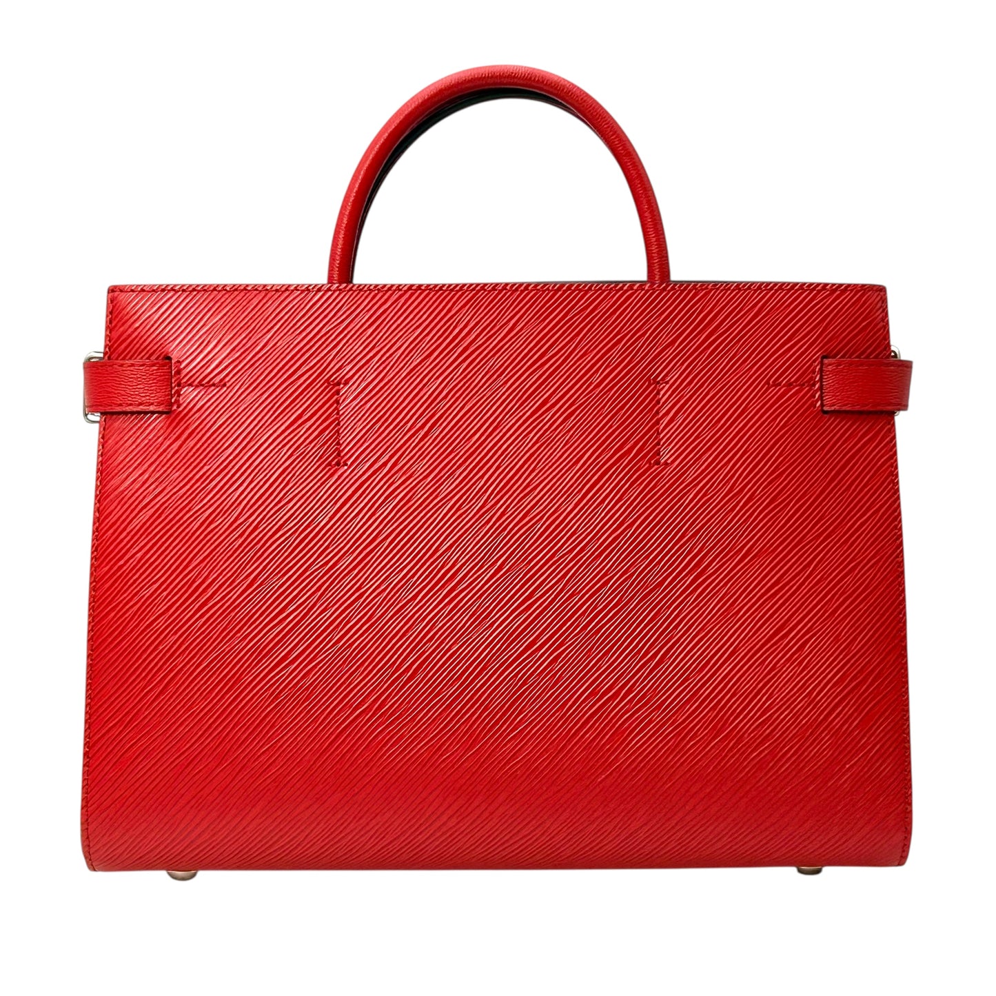 Louis Vuitton Twist Tote Coquelicot Epi Leather Handbag - Red 